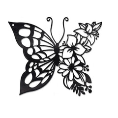 YICKYUE - Butterfly Decorative Wall Art Bohemian Wall Home Decoration Appearance Wall Hanging Creative Metal Crafts Atmosphere Decoration