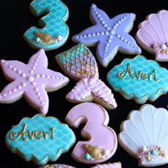 3pcs Seahorse Starfish Seashell Cookie Cutter Mold Under The Sea Mermaid Birthday Party Decoration DIY Cake Biscuit Baking Tool