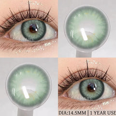 1Pair Natural Contact Lenses Brown Lens Korean Lenses for eyes Colored Contact Lens Beauty Pupil