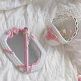 YICKYUE - House decoration set, cute mirror, storage rack