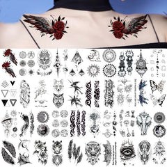 Tattoos And Body Painting One-time Tattoos Semi-permanent Temporary Tattoo Butterfly Tattoo Stickers Tattoo Temporary Women's