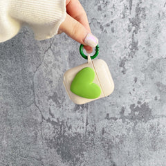 Relif 3d heart soft silicone earphone case for apple air pod pro love couple wireless bluetooth charging box for airpod 1 2 3