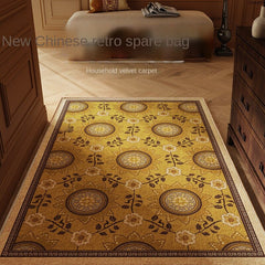 2022 New Outdoor Carpets for Home Decor Chinese Traditional Design Entrance Dustproof Door Mat Senior Household Rubbing Rug