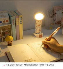 W&G Ins Night Light Body Induction Eye Protection Table Lamp Study LED Light Anti-myopia Desk Lamp Students Bedroom Night Light