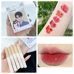 5Pcs Lip Gloss Set Long Lasting Moisturizing Velvet Matte Lipstick Professional Makeup For Women Lipstick Cosmetic Wholesale