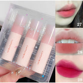 Yickyue 1/3pcs Matte Pink Lipstick Waterproof Long-lasting Lip Tint Velvet Non-stick Cup Lip Mud Female Makeup Products Korea Cosmetic