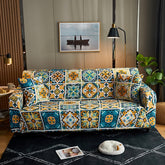 Floral Print Stretch Sofa Cover Universal Slipcover Sectional Couch Cover All-inclusive Sofa Case Single/Two/Three/Four-seater