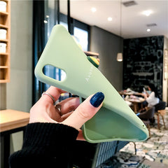 Cute 3D Avocado Candy Color Ultra Thin Phone Soft Case For iPhone 11 Pro Max X Xs XR 7 8 Plus SE Solid Color Silicone Cover