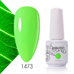 Clou Beaute Nude Colors White Pink Gel Nail Polish Varnish Nail Manicure Semi-Permanent Nail Gel Soak Off UV Lacquer Nail Art