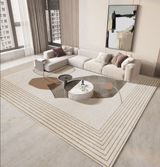 Modern Light Luxury Living Room Decorative Carpet Anti-slip Crystal Velvet Carpet Bedroom Bedside Rugs Lounge Rug Entry Door Mat
