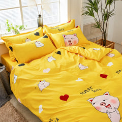 Bedding Cotton Sheets Bedspread for The Bed Linen Duvet Cover Set Luxury 240x220 Double Together Queen Linens for The House Home