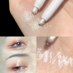 Glitter Eyeshadow Lying Silkworm Pencil Pearlescent Eyeshadow Pen Long-lasting Waterproof Shiny Eye Shadow Pen Stick Makeup Tool