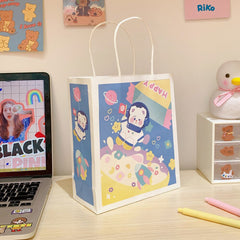 W&G Ins Cartoon Kawaii Girl Student Printing Rabbit Mini Packing Storage bag