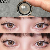 YICKYUE Color Contact Lenses with Diopters Korean Eye Contacts Lenses Colorcon Black Lenses High Quality Natural Optical Lenses