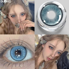 YICKYUE - 1 Pair Colored Contact Lenses for Eyes Lens Green Blue Gray Contact Lens Green Eye Lenses Wholesale Natural Eye Lenses