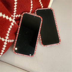 Lovely Cherry Strawberry Phone Case For iPhone 11 12 13 Pro Max XR XS Max X Love Heart Camera Protection Clear Silicone Bumper