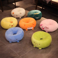 Cute Cartoon Plush Thickening Office Chair Cushion Soft Comfortable Animal Butt Support Chair Cushions for Student Chair Pillows