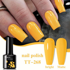 YICKYUE - Gel Nail Polish Brown Orange Blue Pink Green Nails Art Soak Off UV/LED Manicure Beautylux Vernis Semi Permanent Esmalte