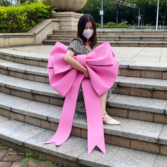 YICKYUE - DIY Christmas Decoration Big Bow EVA Foam Belt Shop Display Wedding Birthday Party Festivity Occasion Decoration Giant Bow