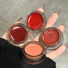 YICKYUE - Moisturizing Lip Gloss with Canned Jam Long Lasting Jelly Lip Glaze Mirror Gloss Berry Pigment Liquid Lipstick Thick Lips Makeup