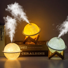 Starry Sky Night Light Children Projection Lamp USB Aroma Essential Oil Diffuser Ultrasonic Mist Humidificador for Kid Gifts