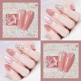 1 Bottle 36 Colors Translucent Jelly Nail Gel Polish 7.5ml Lasting Ice Through Pink White Crystal Varnish Soak Off Gel Manicure