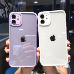 Luxury Candy Silicone Shockproof Hard Phone Case For iPhone 11 12 13 Pro Max Mini X Xs XR 7 8 Plus SE 2 Transparent Cover