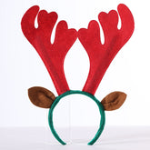 2021 new Christmas headband cartoon antlers multicolor headband Christmas accessories party decoration plush toys