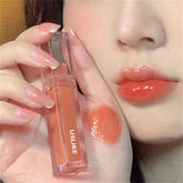YICKYUE - Cute Mirror Lipstick Makeup Moisturizing Texture Waterproof Long Lasting Sweat Resistant Rich Color Silky Lip Glaze Lip Tint