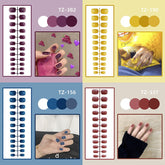 Mini Short Square Head False Nails Press On Nails Top Forms For Nails Coffin Nail Tips Manicure Reusable False Nails Without Box