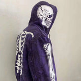 Hearujoy Y2k red bulk items wholesale lots clothes Women Gothic zipper hoodie Sweatshirt women and men bulk items wholesale lots tops