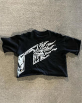 Hearujoy 2024 Summer Fashion Trend New T-shirt Anime Printed Tops Women Y2k Harajuku Retro Casual Versatile Oversized Short-sleeved Men