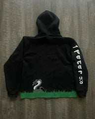 Hearujoy American Gothic trendy letter pattern oversized hoodie men's Y2K streetwear hip-hop Harajuku versatile loose couple sweatshirt
