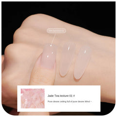 YICKYUE - 15ml Jelly Gel Nail Polish Nude Color Semi-transparent Nail Polish Semi-permanent Varnish UV LED Gel for Nail Art Manicure