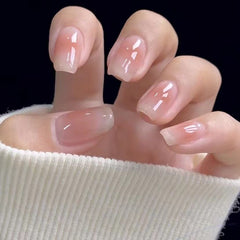 Peach Blush Handmade Press On Nails