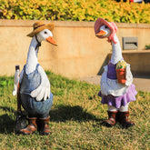 YICKYUE - Creative Resin Crafts for Courtyard Garden Decoration Ornaments Home Foyer Living Room Desktop Decoration Ornaments Duck Gifts