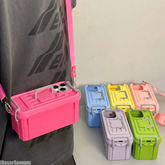 YICKYUE - Simple Storage Box Mobile Phone Storage with Creative Fashion Bag Convenient Travel Strap Portable Storage Box Multi Purpose
