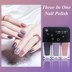 3-In-1 Set Of Gel Nail Polish 12ml DIY Semi Permanent Solid Gelish Kids Nail Polish Sets Nails Art Soak Off Manicure Wholesale