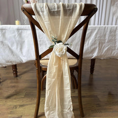 Set of 10 40x180cm Polyester Chair Back Belt for Chair Decoration Suitable for Weddings Parties Events - Wedding Chair Sashes