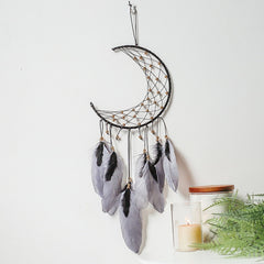 Moon Dream Catcher For Home Decor Boho Wall Hanging Dream Catcher with Lights Room Decoration Wedding Birthday Christmas Gift