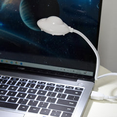 W&G Kawaii Night Light USB Plug-in Astronaut Spaceship Home Bedside Table Lamp Atmosphere Light Creative Mini Light