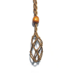 1pc Necklace Cord Empty Stone Holder Natural Quartz Crystal Raw Stone Chakra Point Healing Fish Netted Indians Amulets Pendant