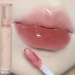 Yickyue 6 Color Mirror Watery Lip Glaze Lip Gloss Waterproof Lasting Transparent Jelly Glitter Liquid Lipstick Womon Lip Makeup Cosmetic