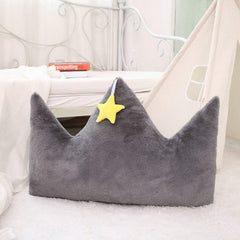Crown Plush Pillow Colorful Stuffed Soft Star Heart Shape Throw Pillow Moon Cushion Baby Kids Gift Girls Baby Room Decoration