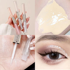 Yickyue Double Head Diamond Shiny Eyeshadow Highlight Waterproof Eyes Concealer Glitter Sequins Eye Shadow Stick Makeup Beauty Cosmetics