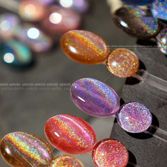 Shiny Gel Nail Polish Semi Permanent Varnishes Hybrid Reflective Colorful Nail Art Glitter Laser Rainbow Cat Eye UV Magnetic Gel