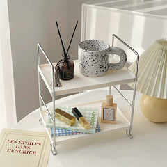 Multifunctional Desktop Shelf for Cosmetic Sundries Double-layer Makeup Perfume Organizer Decorative Aromatherapy Storage Rack