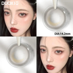 YICKYUE  -  1Pair Myopia Lenses Blue Color Contact Lenses for Eyes Lenses With Diopters Prescription Fashion Lenses High Quality Lens