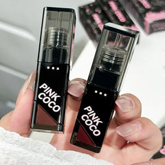 YICKYUE  -  4 Colors Matte Lip Mud Makeup Liquid Lipstick Waterproof Nude Red Brown Lip Gloss Long Lasting Non-stick Cup Sexy Women Lipgloss