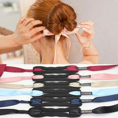 Women Hair Styling Tools Magic Sponge Foam Curler Hair Twist Maker Ribbon Bowknot Hair Bun Maker Fashion Girls Hairstyle